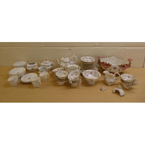 42 - 19thC and later ceramics: to include a Royal Crown Derby china centrepiece bowl  9