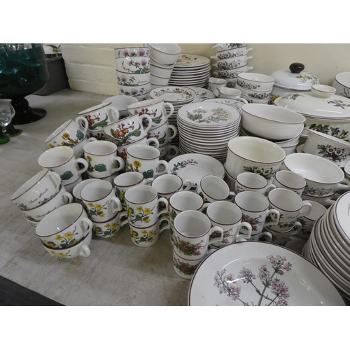 45 - Villeroy and Boch Vitro porcelain Botanica pattern table and cookware 