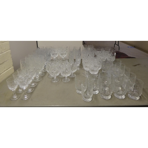 70 - Glassware: to include Thomas Webb and other pedestal wines 