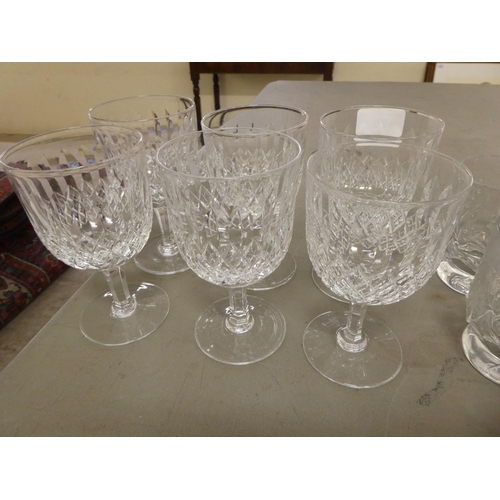 70 - Glassware: to include Thomas Webb and other pedestal wines 