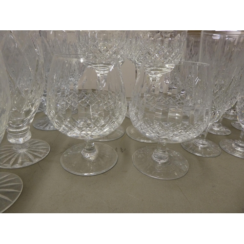 70 - Glassware: to include Thomas Webb and other pedestal wines 