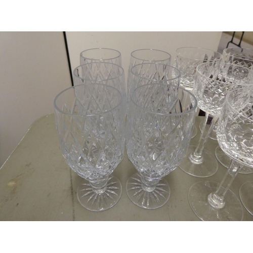 70 - Glassware: to include Thomas Webb and other pedestal wines 