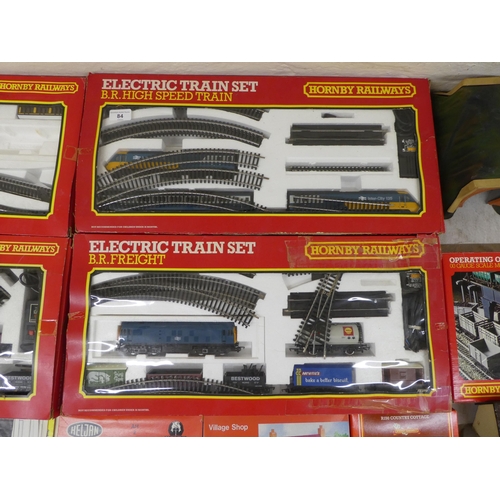 84 - Hornby 00 gauge accessories: to include an Inter-City 125, BR High Speed electric train set  bo... 