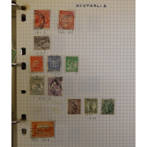 86 - Uncollated postage stamps: to include mainly Commonwealth and mainland Europe issues, featuring Germ... 