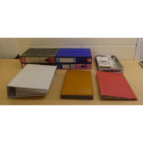 89 - Uncollated postage stamp albums and loose stamps 