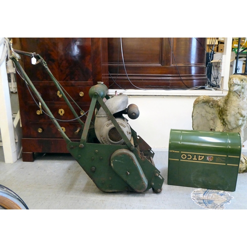 270 - A vintage ATCO petrol driven lawn mower with a 16