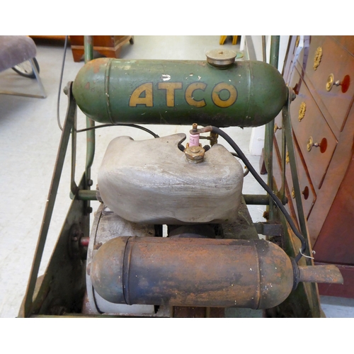 270 - A vintage ATCO petrol driven lawn mower with a 16