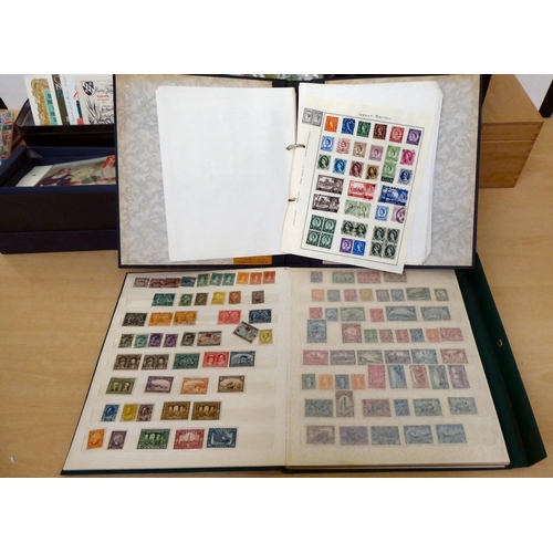 410 - Uncollated postage stamps: to include presentation packs and First Day covers 