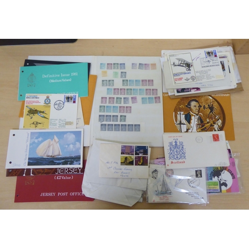 410 - Uncollated postage stamps: to include presentation packs and First Day covers 