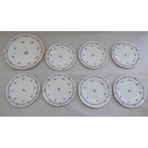 102 - Royal Crown Derby bone china Fifth Avenue pattern tableware; and Royal Crown Derby china teaware, de... 