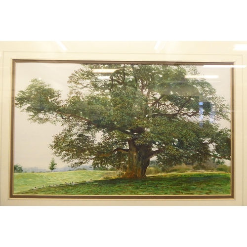 137 - Richard Bolton - 'The Oak Tree'  watercolour  bears a signature & dated '94  11