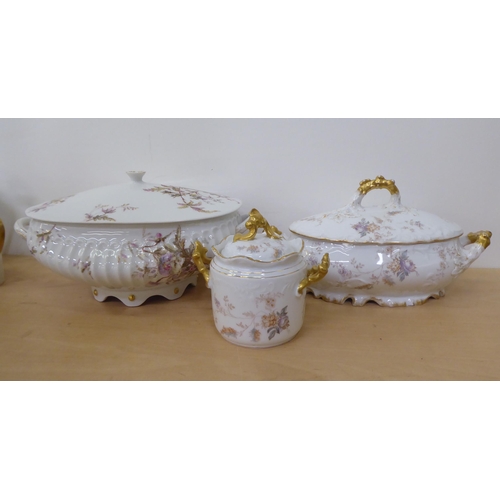 280 - Porcelain and china teaware: to include Limoges and other European