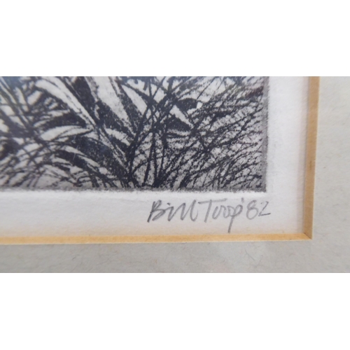 340 - After Bill Toop - three individually titled works  monochrome prints  bearing pencil signatures  all... 