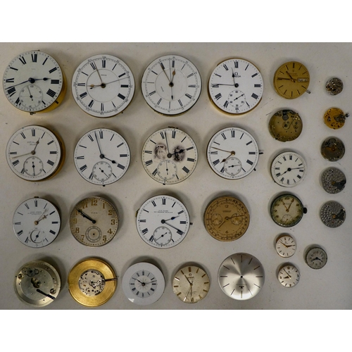 101 - Wristwatch and pocket watch movements