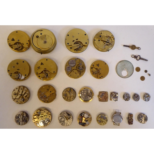 106 - Wristwatch and pocket watch movements