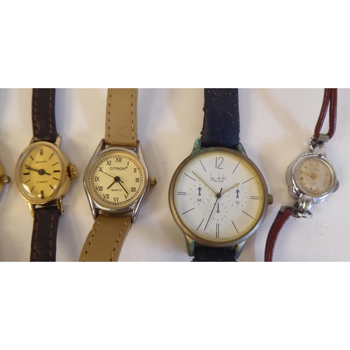 139 - Variously cased and strapped wristwatches 