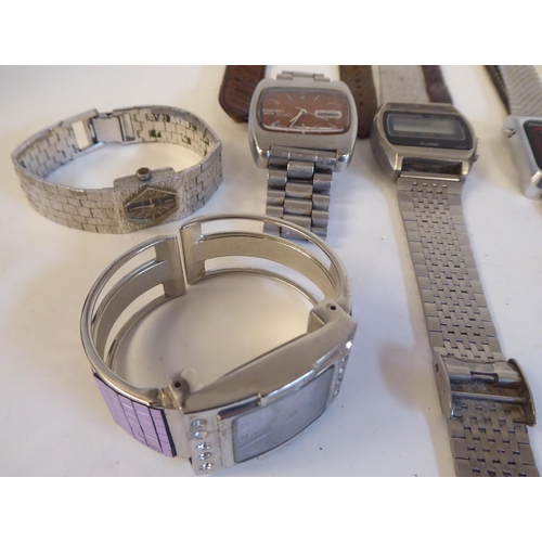 139 - Variously cased and strapped wristwatches 