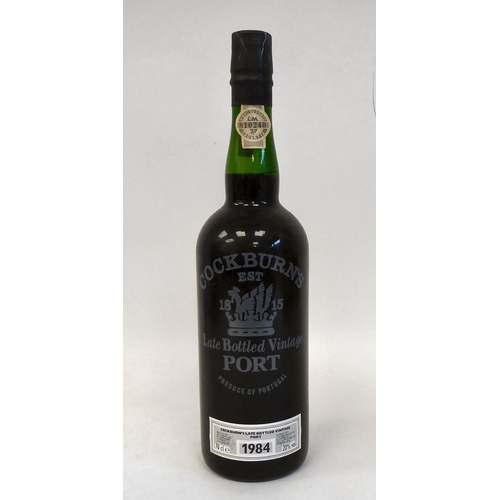 46 - A bottle of 1984 Cockburn's Port  boxed