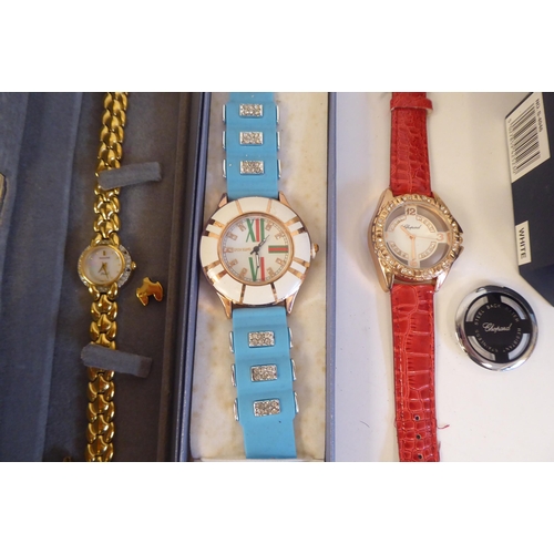 51 - Ladies wristwatches  variously cased & strapped