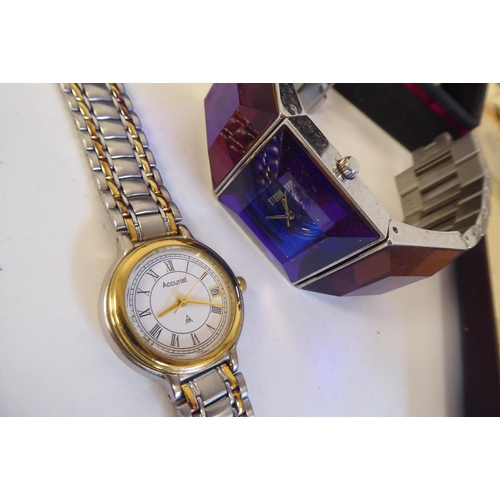 51 - Ladies wristwatches  variously cased & strapped