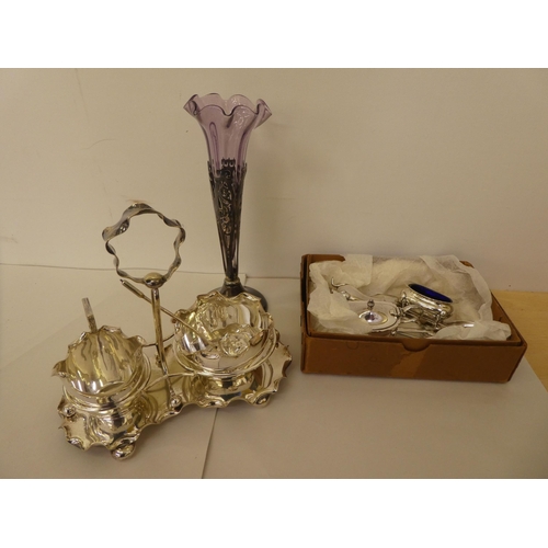 353 - Silver plated tableware and flatware