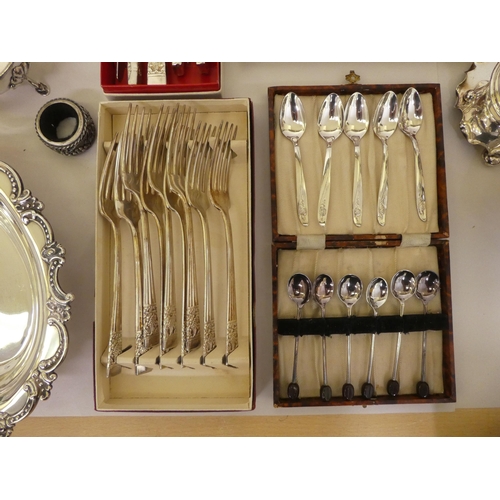 353 - Silver plated tableware and flatware