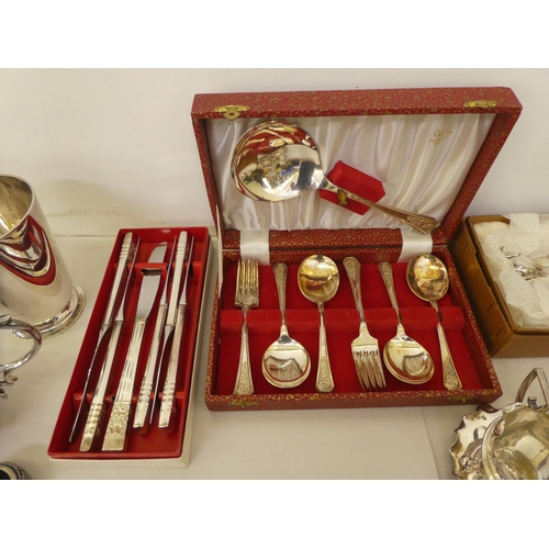 353 - Silver plated tableware and flatware