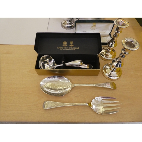 353 - Silver plated tableware and flatware