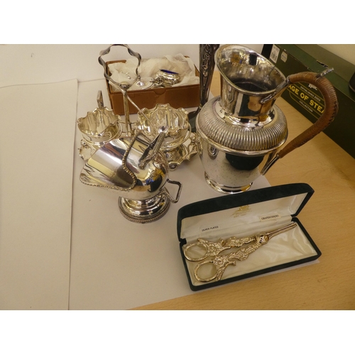 353 - Silver plated tableware and flatware