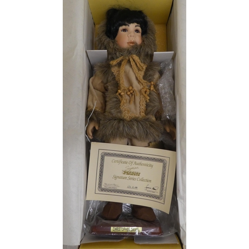 101 - Seymour Mam and other collector's dolls  largest 18