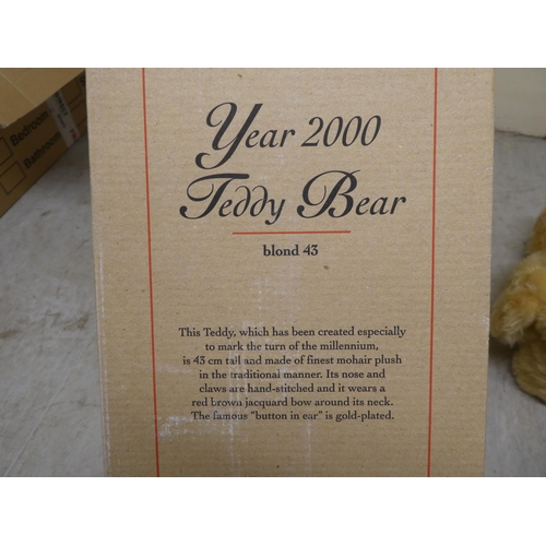 114 - A Steiff Year 2000 blonde 43 Teddy bear  16