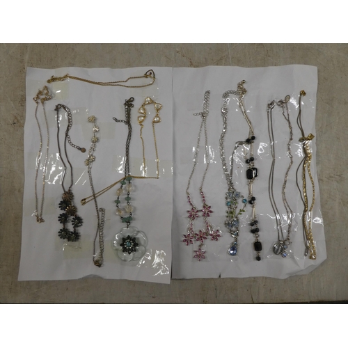 130 - Costume jewellery, mainly coloured bead necklaces