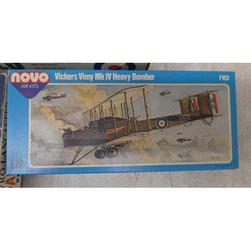 15 - Model kits, various scales and sizes: to include by Airfix,  'HMS Victorious'; and an 'Avro Dam... 