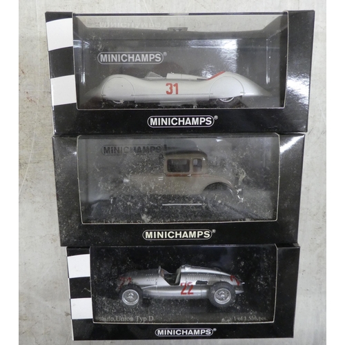 155 - Minichamp diecast model vehicles: to include a '1936 Duesenberg SJN Convertible Coupe, Limited 52/22... 