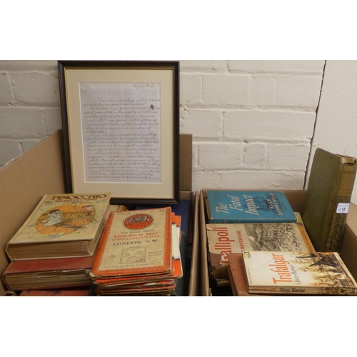 18 - Books, 19th/20thC mixed reference: to include 'Pinocchio'; 'Classic Myths and Legends'; and printed ... 