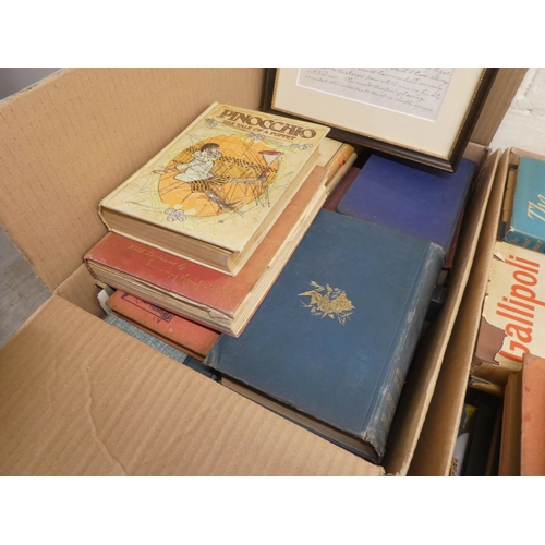 18 - Books, 19th/20thC mixed reference: to include 'Pinocchio'; 'Classic Myths and Legends'; and printed ... 