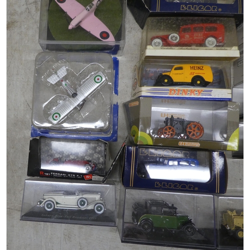 181 - Diecast model vehicles: to include examples by Rio and Ixo