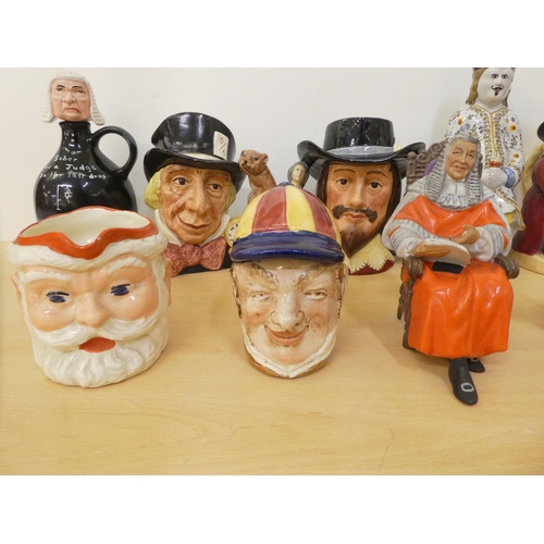 237 - Character and Toby jugs: to include Royal Doulton 'King Charles I'  D6917  7.5