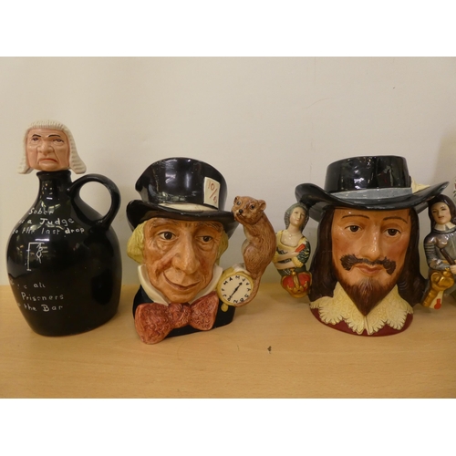 237 - Character and Toby jugs: to include Royal Doulton 'King Charles I'  D6917  7.5