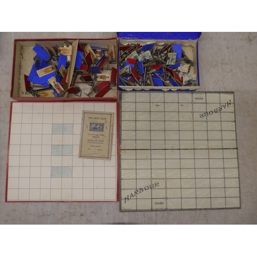 25 - Vintage games and puzzles: to include 'The Great Game, The Dover Patrol' by HP Gibson & Sons Ltd