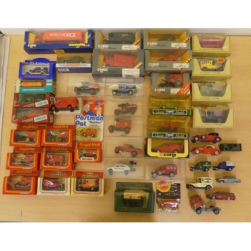 259 - Uncollated diecast model vehicles with examples by Corgi, Days Gone By and Models of Yesteryear ... 