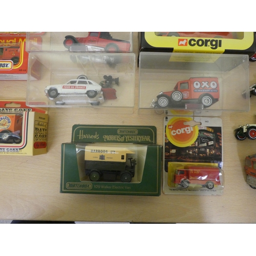 259 - Uncollated diecast model vehicles with examples by Corgi, Days Gone By and Models of Yesteryear ... 