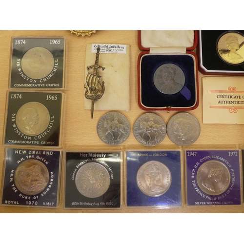 277 - Uncollated coins: to include commemorative crowns 