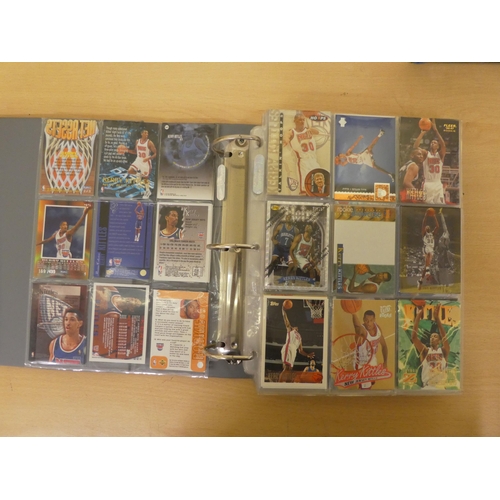 287 - Four albums of basketball collectors cards, approx. 1000  (no further images will be available)