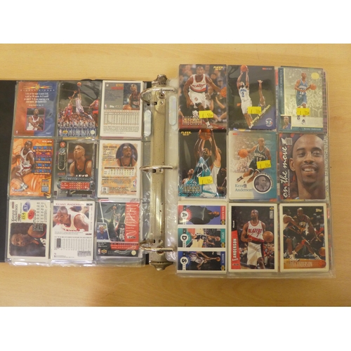 287 - Four albums of basketball collectors cards, approx. 1000  (no further images will be available)