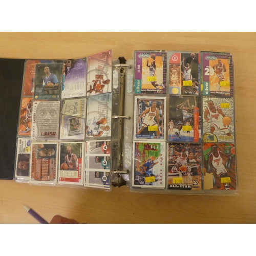 287 - Four albums of basketball collectors cards, approx. 1000  (no further images will be available)