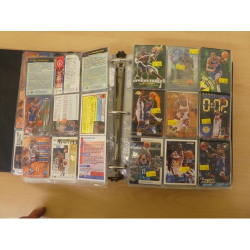 287 - Four albums of basketball collectors cards, approx. 1000  (no further images will be available)