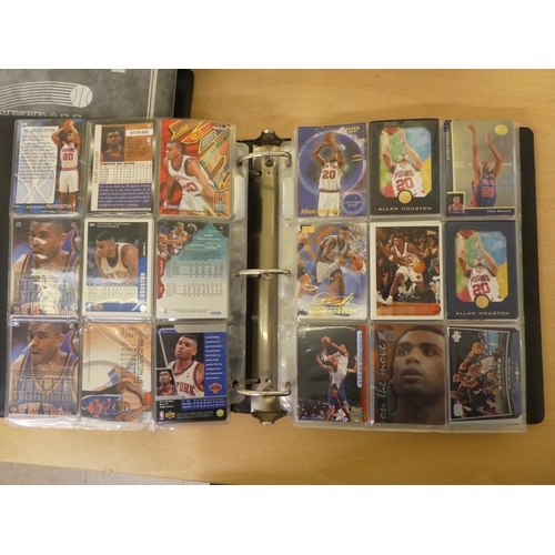 287 - Four albums of basketball collectors cards, approx. 1000  (no further images will be available)