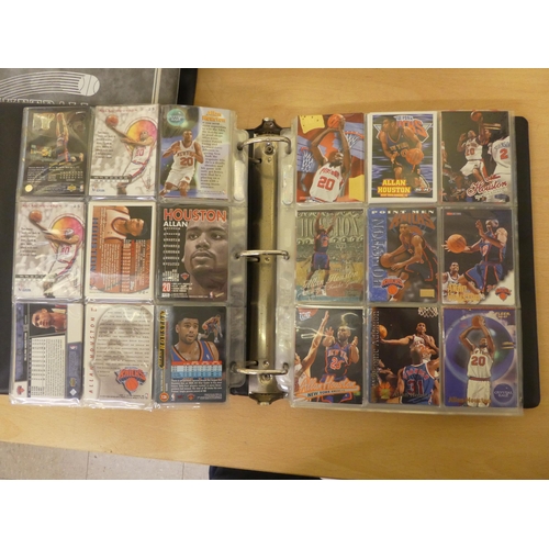 287 - Four albums of basketball collectors cards, approx. 1000  (no further images will be available)