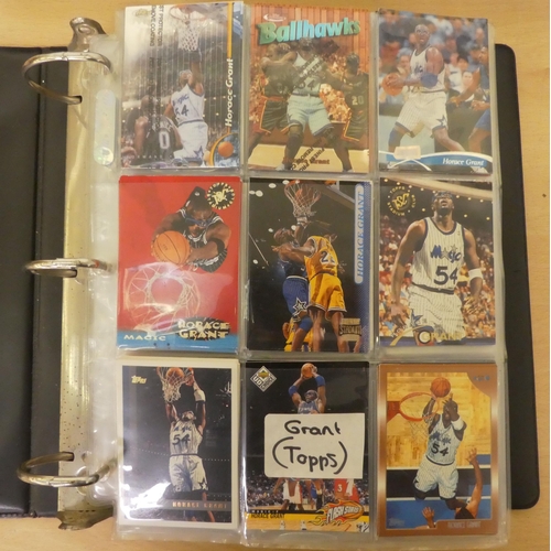 287 - Four albums of basketball collectors cards, approx. 1000  (no further images will be available)